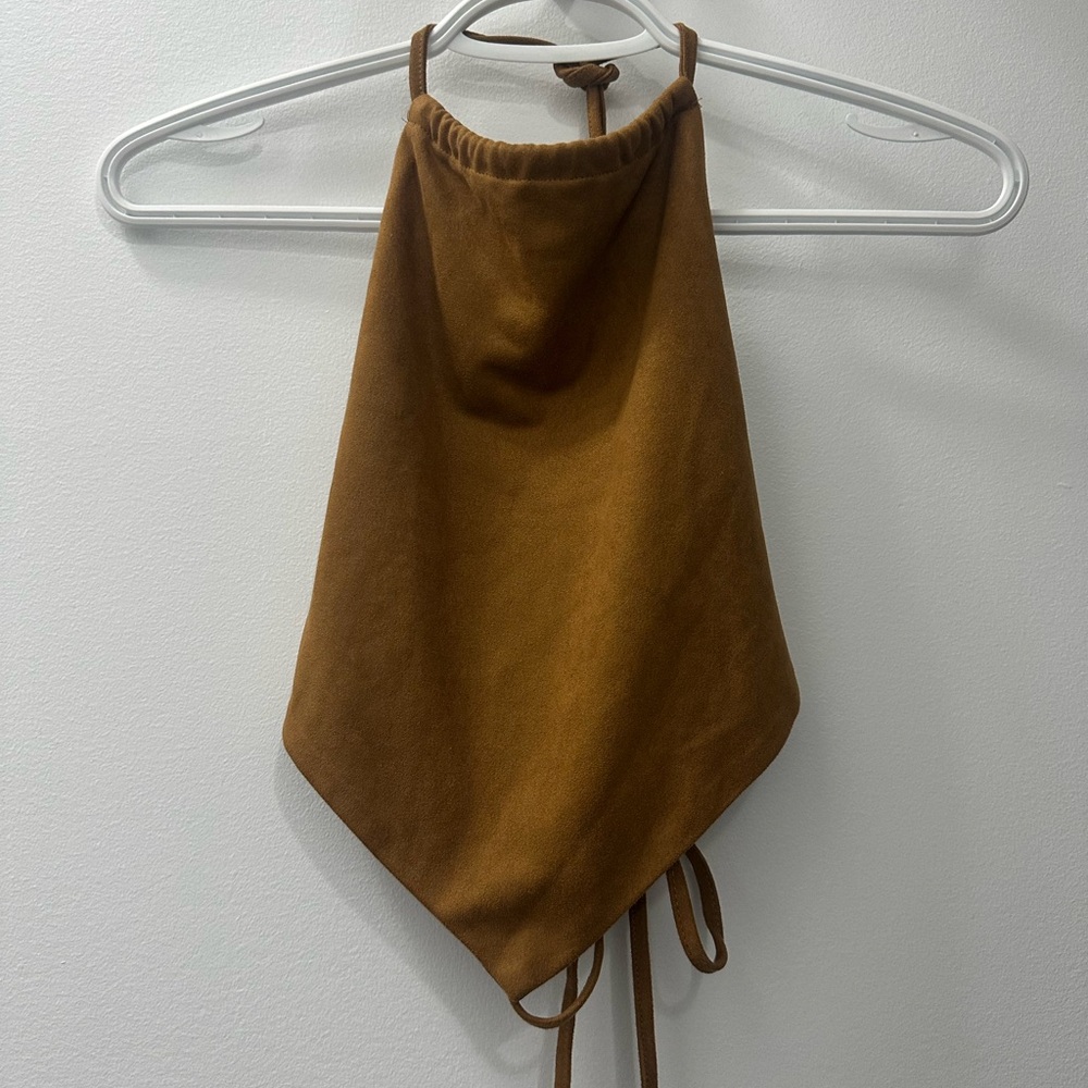 Forever 21 Suede Halter Top